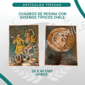 Cuadros de Resina con Diseño Típicos Chile