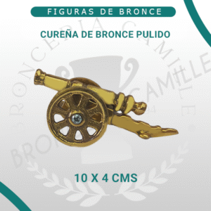 Cureña de Bronce Pulido