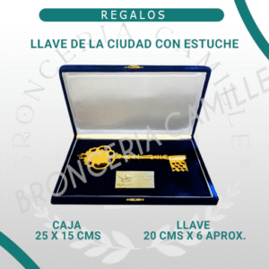 Llave de la Ciudad con Estuche Azul