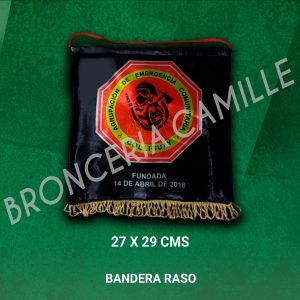 Bandera Raso de 27 x 29 cms