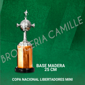 COPA NACIONAL LIBERTADORES MINI BASE MADERA 25 CM
