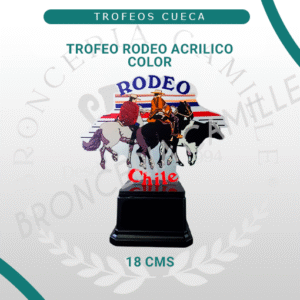 Trofeo Rodeo Acrilico Color