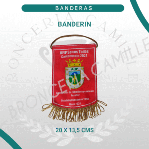 Banderin 20 x 13,5 CMS