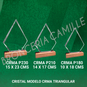 CRISTAL MODELO TRIANGULO CRMA