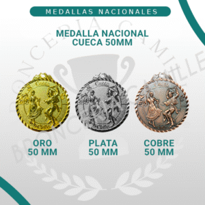 Medalla Importada - Cueca MD 230 - 50 mm