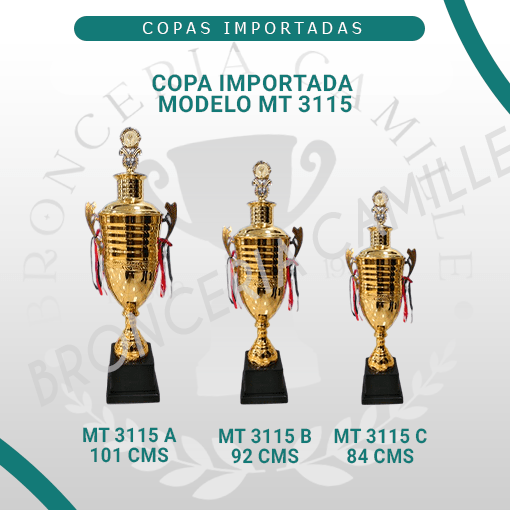 Copa importada Modelo MT 3115