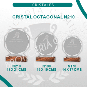 Cristal Octagonal N210 - N190 - N170