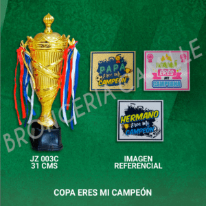 Copa Eres Mi Campeón - Papá, Mamá y Hermano