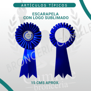 Escarapela Pequeña con Logo Sublimado