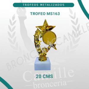 Trofeo Metalizado Modelo MS163