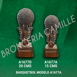 Trofeo Resina Basquetbol Modelo - A1677A
