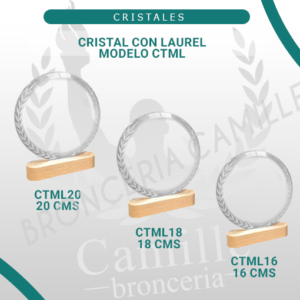 Cristal con Laurel Modelo CTML