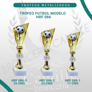Trofeo Futbol Modelo HRF 086