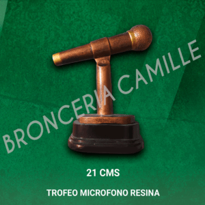 Trofeo Microfono Resina