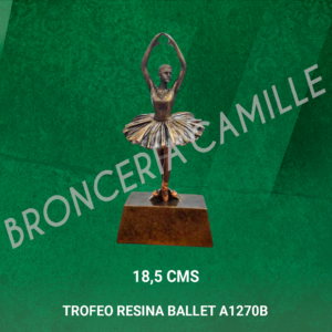 Trofeo Resina Ballet Modelo A1270B