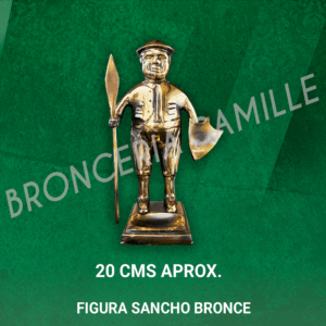 Figura Sancho Bronce Pulido