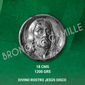 Disco Divino Rostro Jesus Cromado