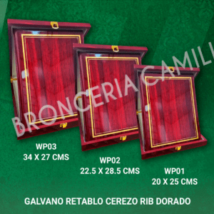 GALVANO RETABLO CEREZO RIB DORADO – WP