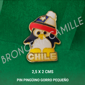 Pin Pingüino Gorro Pequeño