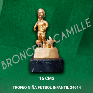 Trofeo Futbol Infantil Niña 24614