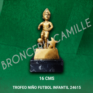 Trofeo Futbol Infantil Niño 24615