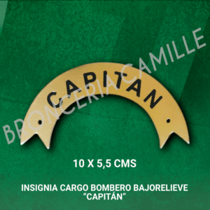 Insignia Cargo Bombero – Capitan