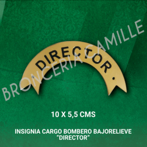 Insignia Cargo Bombero - Director