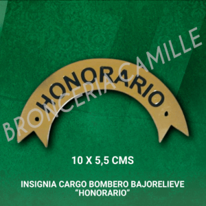 Insignia Cargo Bombero – Honorario