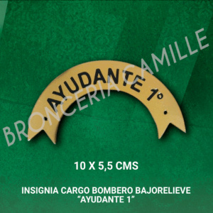 Insignia Cargo Bombero – Ayudante