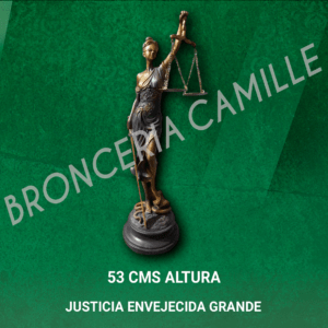 Justicia Envejecida Grande 53cms