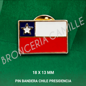 Pin Bandera Chile Presidencia