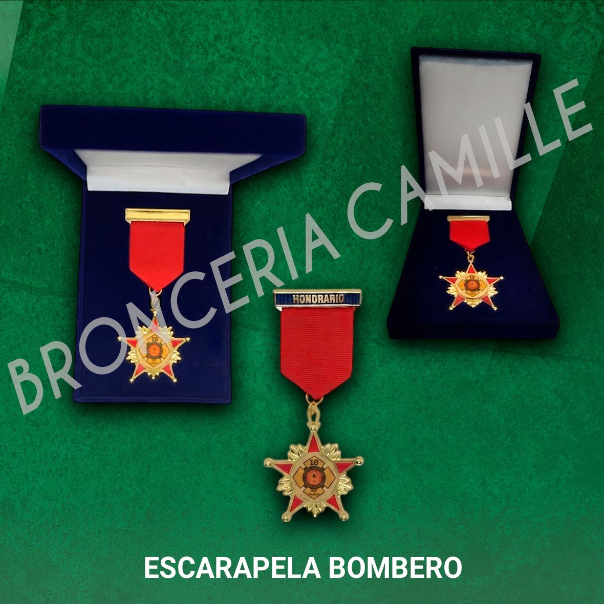 ESCARAPELA BOMBERO 2 - Imagen 2